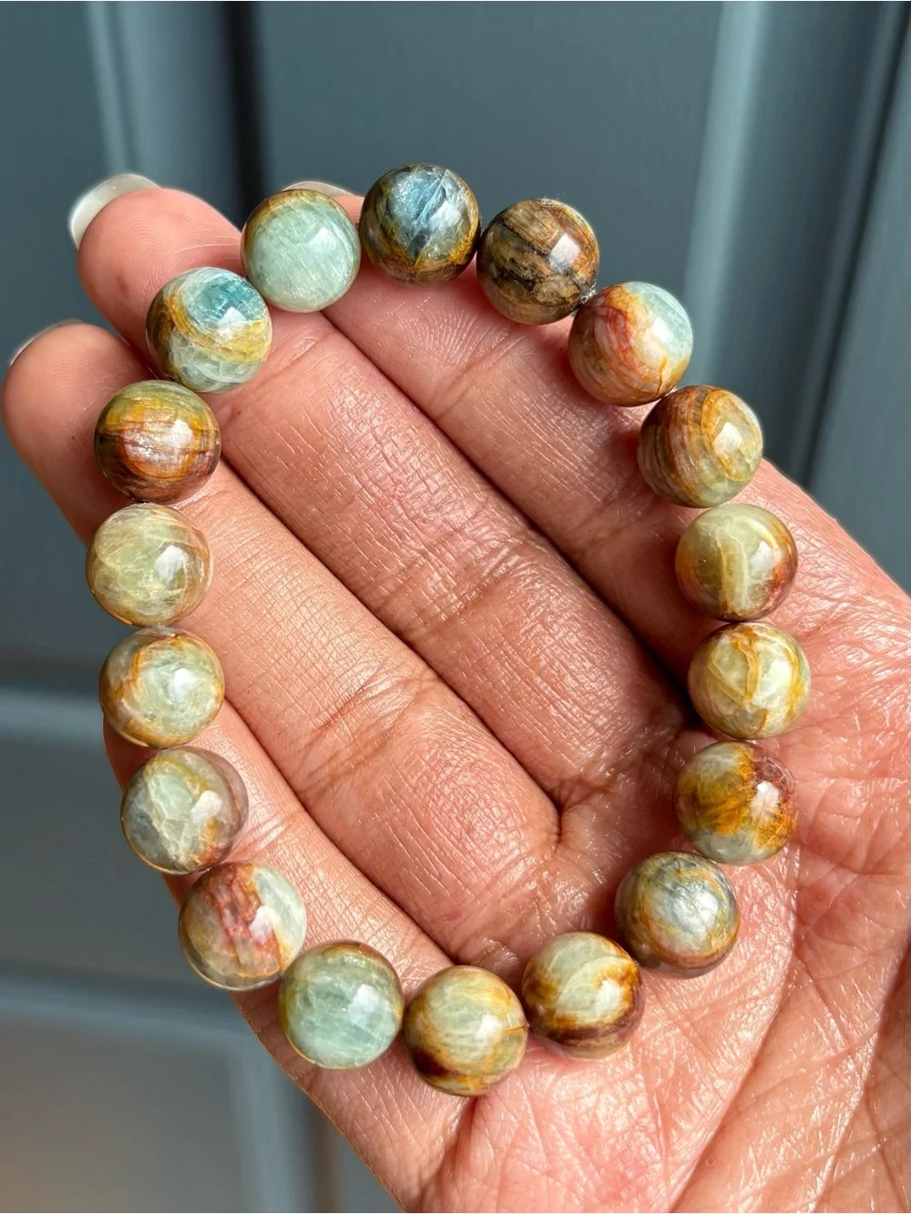 Island Kyanite Crystal Bracelet 12mm